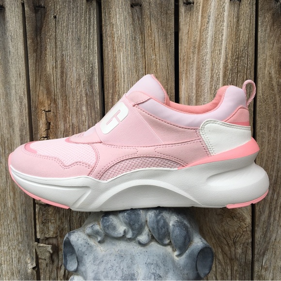 NWT Ugg La Flex Sneaker Posie Pink White 7 - Picture 13 of 13